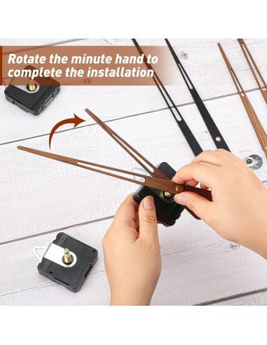 Mecanismo de Reloj Jadive 30 mm con Manecillas de Madera