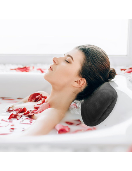 Almohada para Jacuzzi Vanstormy Gris - Soporte Cuello y Cabeza