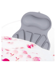 Almohada de Baño UONOCEH de Silicona Antideslizante Gris