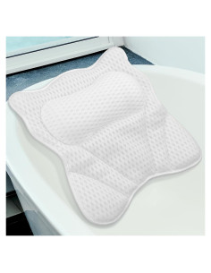 Almohada de Baño Ergonómica JOUTYFOR, Malla 4D, Lavable