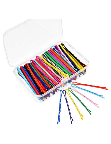 100 Clips para el Cabello Bememo con Caja de Almacenamiento