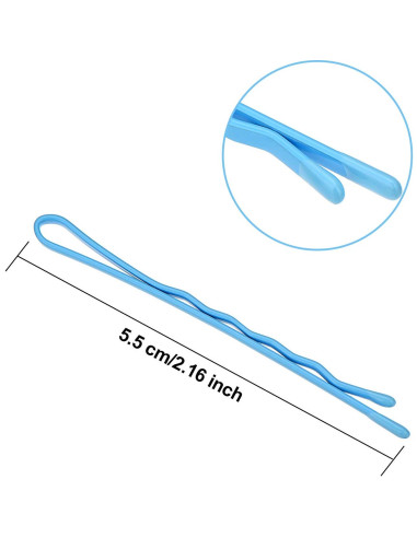 100 Clips para el Cabello Bememo con Caja de Almacenamiento