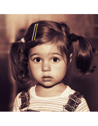 100 Clips para el Cabello Bememo con Caja de Almacenamiento