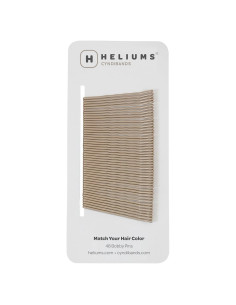 Pinzas de Bobby Heliums Rubio Oscuro 5.08 cm - 48 Unidades