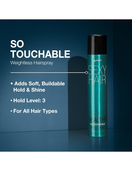 Laca para el Cabello SexyHair Saludable 266 ml - Sujeción Ligera Laca para el Cabello SexyHair Saludable 266 ml - Sujeción Ligera