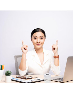 Soporte Magnético para Clips de Papel NUOBESTY Blanco 2Pcs 2