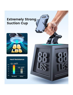 Soporte para Teléfono VICSEED 2024 con Succión Fuerte 2