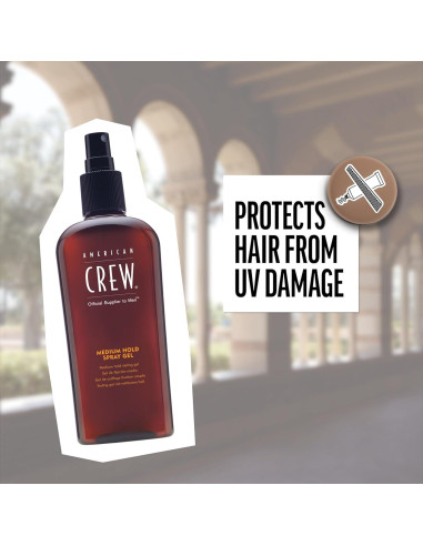 Spray Gel para Cabello American Crew 250 ml Fijación Media