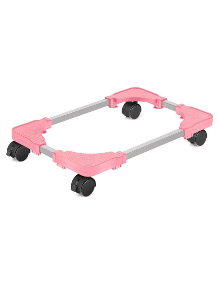 Soporte Móvil para CPU Liitrton Rosa Ajustable con Ruedas