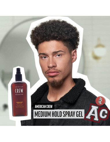 Spray Gel para Cabello American Crew 250 ml Fijación Media