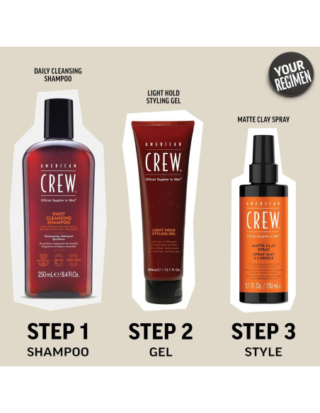 Spray Gel para Cabello American Crew 250 ml Fijación Media Spray Gel para Cabello American Crew 250 ml Fijación Media