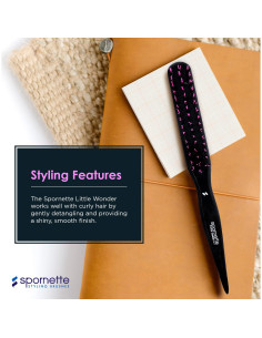 Cepillo Pequeño Spornette de Cerdas de Jabalí y Nylon - 22.86 cm 2