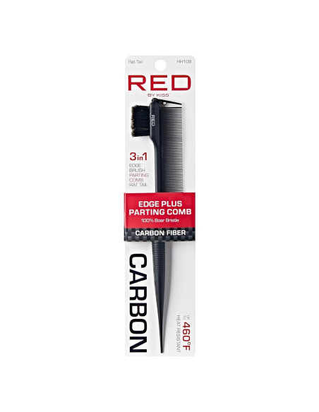 Peine de Estilizado RED by Kiss Fibra de Carbono 3 en 1