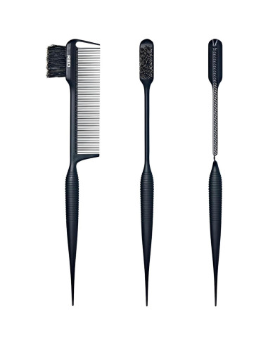 Peine de Estilizado RED by Kiss Fibra de Carbono 3 en 1