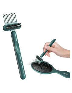 Limpiador de Cepillos 2-en-1 RHOS Verde - Peine y Espejo