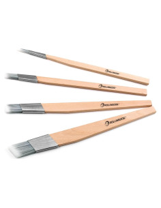 Juego de Brochas de Pintura ROLLINGDOG - 4 Tamaños para Detalle