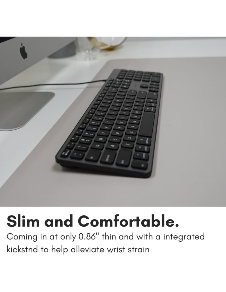 Teclado Retroiluminado Macally AMA0950 - 107 Teclas USB Teclado Retroiluminado Macally AMA0950 - 107 Teclas USB