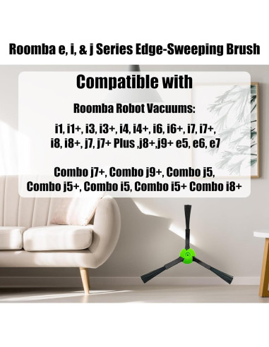 Paquete de 12 Cepillos de Barrido iRobot Roomba i/e/j Series