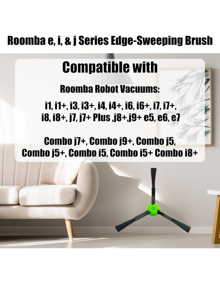 Paquete de 12 Cepillos de Barrido iRobot Roomba i/e/j Series