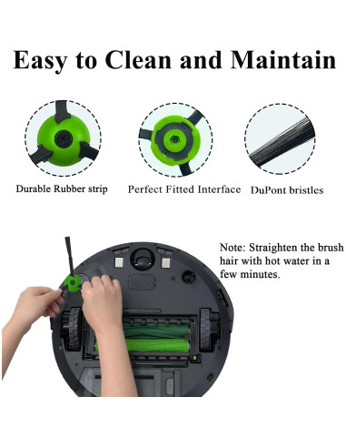 10 Cepillos Laterales Repuesto Soniicmomo para iRobot Roomba