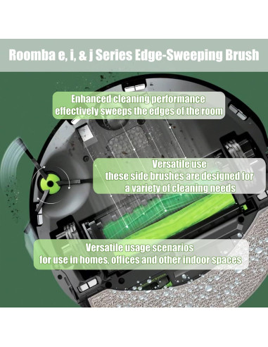 Paquete de 12 Cepillos de Barrido iRobot Roomba i/e/j Series