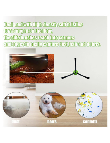 Paquete de 12 Cepillos de Barrido iRobot Roomba i/e/j Series