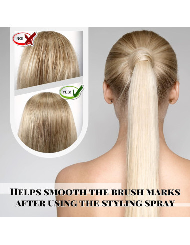 Juego de 2 Cepillos Alisadores Nuenen para Peinados de Baile