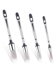 Juego de 4 Pinceles de Detalle BOXOB para Pintura en Esquinas