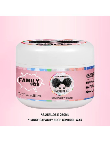 Cera de Control de Bordes Goiple 235 g Rosa - Gel Hidratante