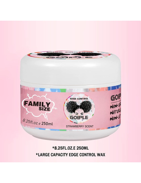 Cera de Control de Bordes Goiple 235 g Rosa - Gel Hidratante