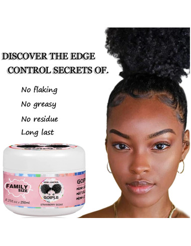 Cera de Control de Bordes Goiple 235 g Rosa - Gel Hidratante