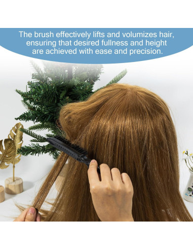 Cepillo para Teasing SIMPOR HF0005 Negro con Cerdas de Nylon