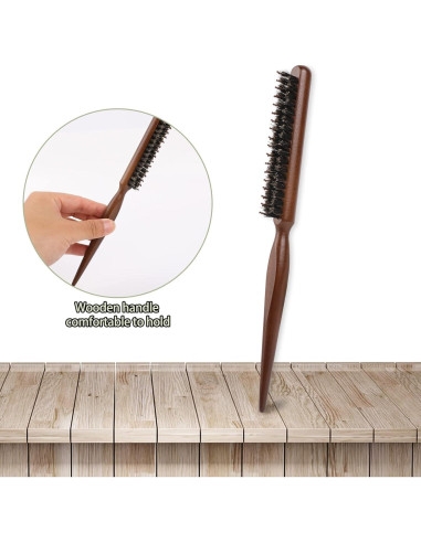 Cepillo de Teasing Sliverdew de Jabalí y Nylon 24cm