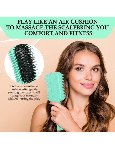 Cepillo Definidor de Rizos GFDCK 23 cm - Antideslizante y Ergonomico