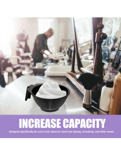 5 Tazones de Mezcla para Tinte de Cabello FOMIYES Negro 2