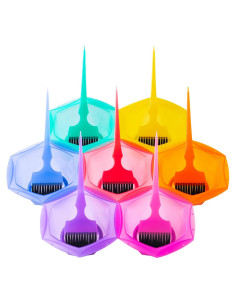 Juego de Brochas y Cuencos de Tinte Rosetouch - 7 Piezas