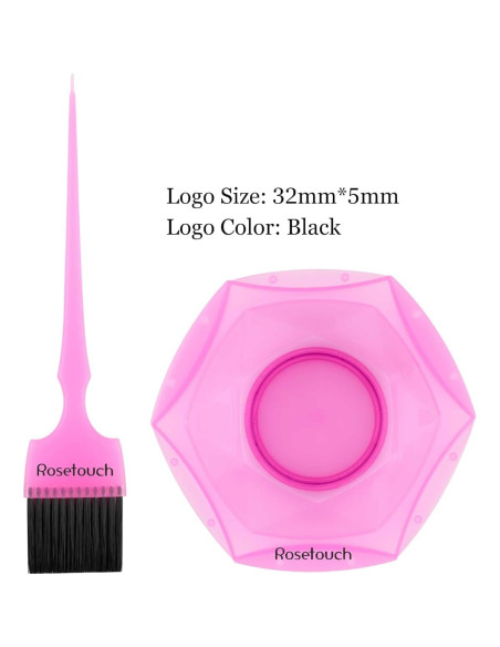 Juego de Brochas y Cuencos de Tinte Rosetouch - 7 Piezas Juego de Brochas y Cuencos de Tinte Rosetouch - 7 Piezas