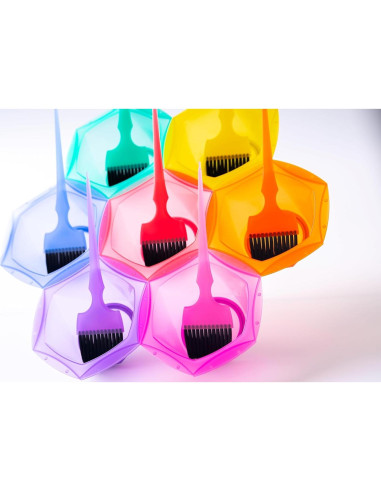 Juego de Brochas y Cuencos de Tinte Rosetouch - 7 Piezas