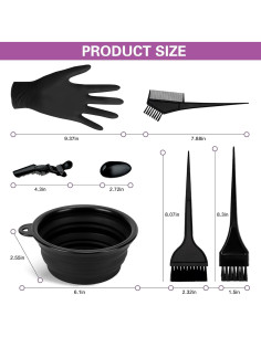 Kit de Coloración de Cabello ARVORUM 19 Piezas Profesional 2