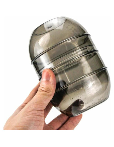 Kit de 3 Tazas de Mezcla para Tinte de Cabello LALAFINA