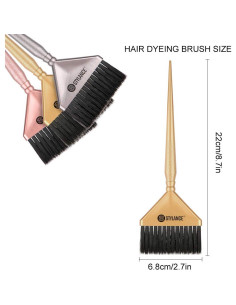 Juego de Brochas para Color de Cabello Pro Barber - 3 Piezas 2