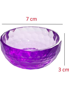 Tazones de Mezcla Facial Acrílico Mollensiuer - 3 Piezas 7cm 2