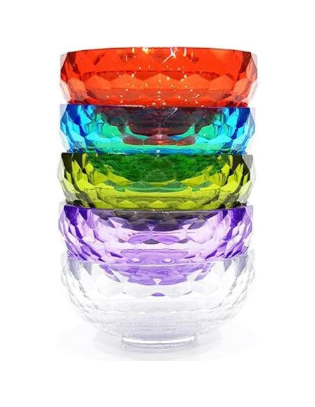 Tazones de Mezcla Facial Acrílico Mollensiuer - 3 Piezas 7cm