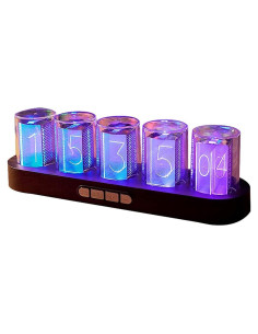 Reloj Nixie RGB GUAZI STORE Modelo 01 16 Millones de Colores