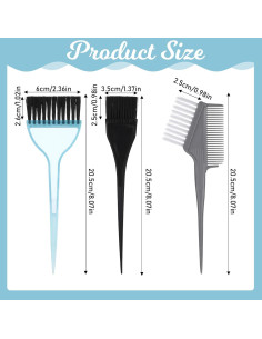 Kit de Brochas para Tinte de Cabello Piriuuo - 3 Piezas 2
