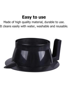 Tazones para Teñir Cabello Beaupretty 4 Piezas Plástico Negro 2