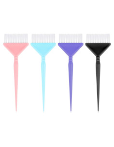 Juego de 4 Pinceles para Tinte de Cabello Yuanchu - Precisión y Ergonomía
