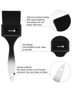 Kit de Pinceles para Color de Cabello MEN'S GROOMING BARBER PRO - 3 Piezas 2