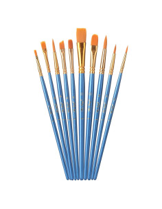 Set de Pinceles de Pintura Acrílica Mr. Pen - 10 Piezas