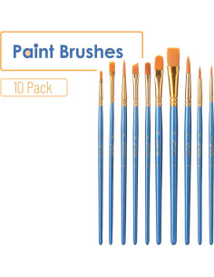 Set de Pinceles de Pintura Acrílica Mr. Pen - 10 Piezas 2